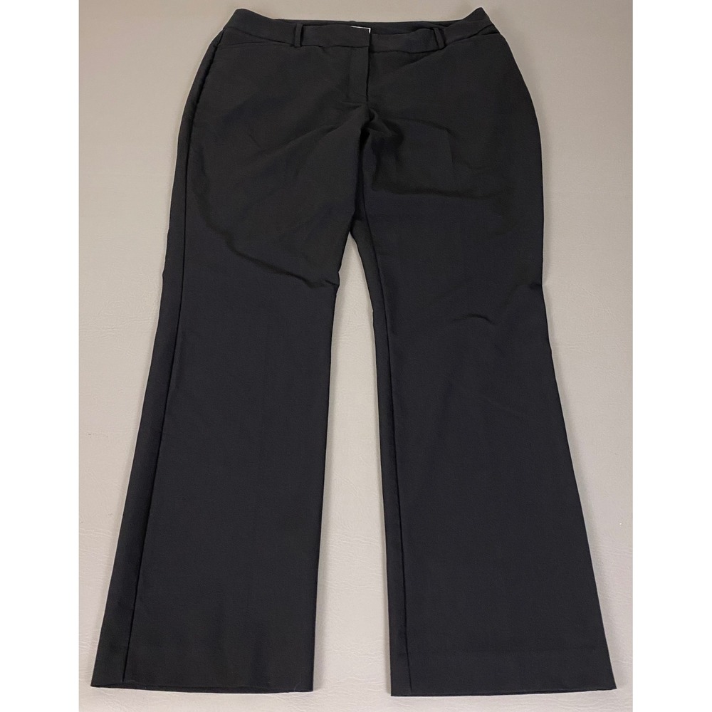 Liz Claiborne Audra Dress Pants Womens Size 12 Black Professional Trousers